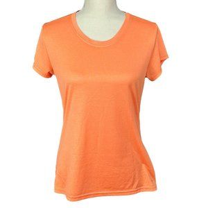 Champion C9 Athletic Pastel Orange Crew Neck Workout Shirt Women's Size Medium